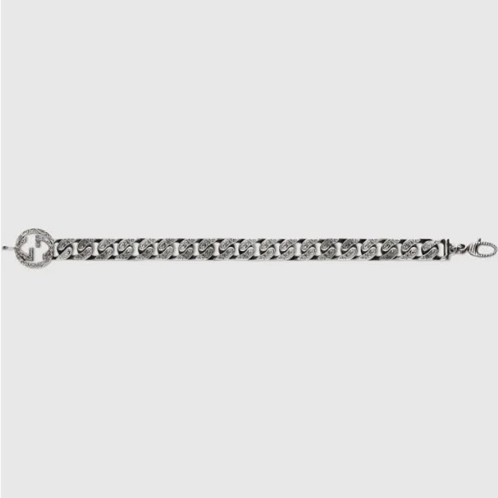 NWT Men’s Gucci Interlocking G Chain Bracelet 8.5” - Picture 10 of 17